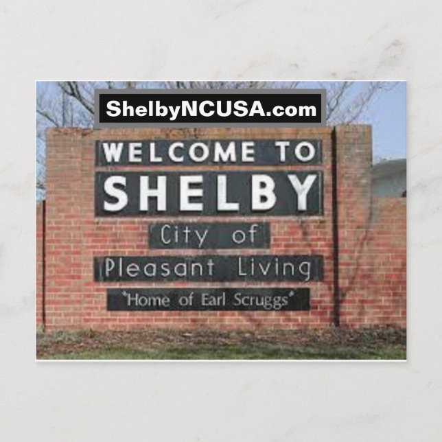 Postales de Shelby NC (Anverso)