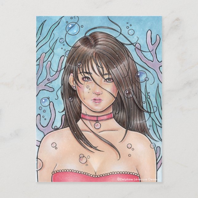Postales de sirena caídas (Anverso)