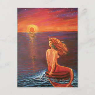Postales de Sirena - 'Mirando la puesta de sol'