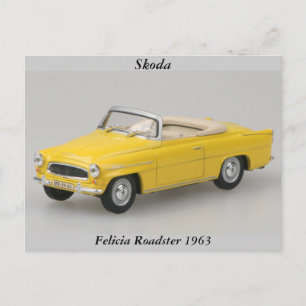 Postales de Skoda Felicia Roadster 1963