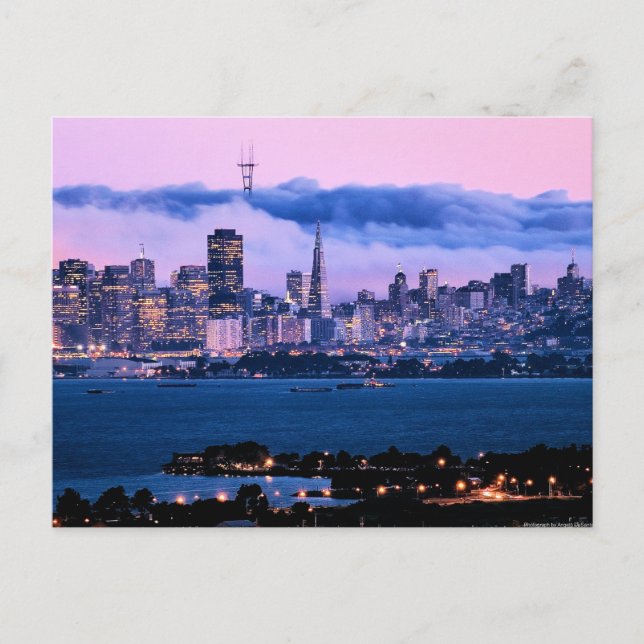 Postales de Skyline de San Francisco (Anverso)