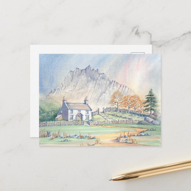 Postales de Snowdonia Welsh Mountain (Anverso/Reverso In Situ)