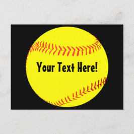 Postales de Softball personalizado