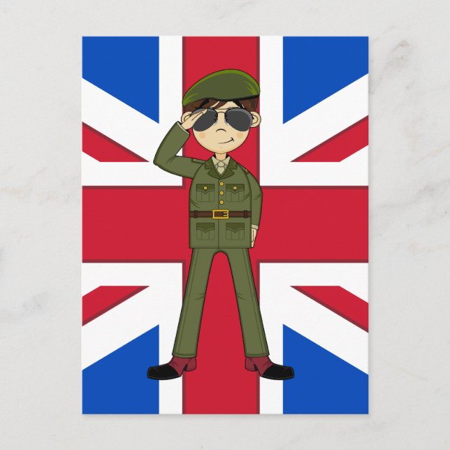 Postales de soldado del ejército británico (Anverso)