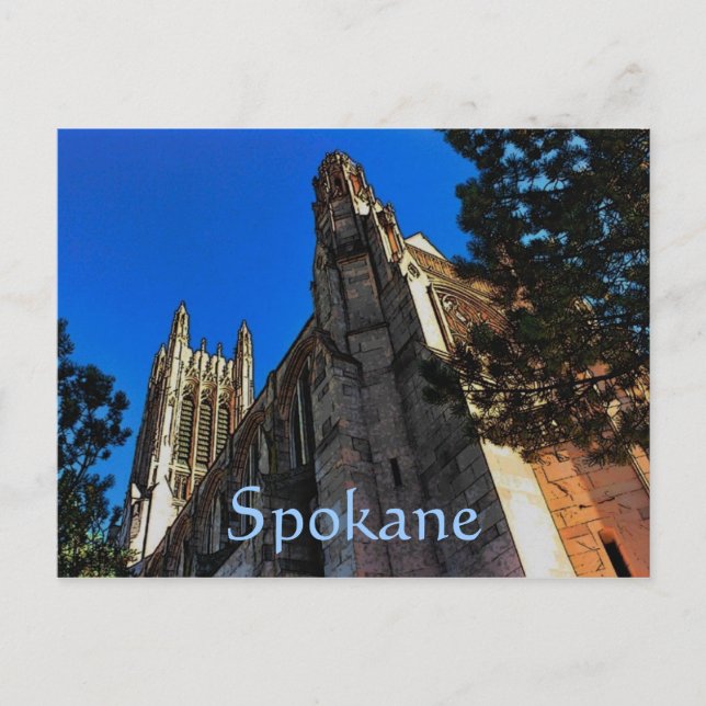Postales de Spokane (Catedral) (Anverso)