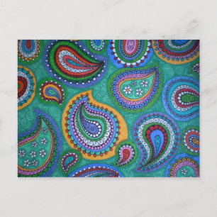Postales de Spring Paisley