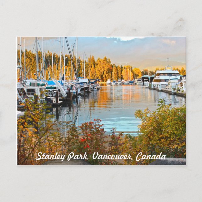 Postales de Stanley Park Waterside (Anverso)