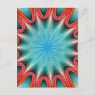 Postales de Starburst Rojo y Azul