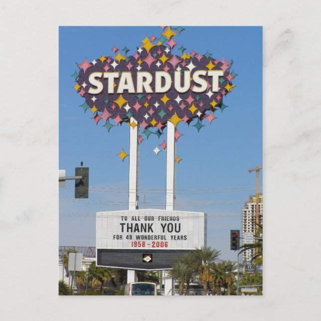 Postales de Stardust Las Vegas Marquee (Anverso)
