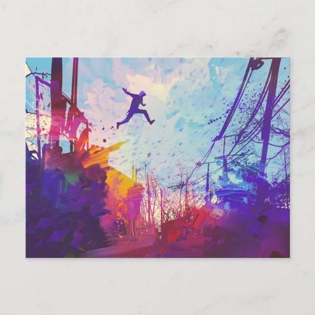 Postales de Stationery Stationery en Parkour Urban (Anverso)