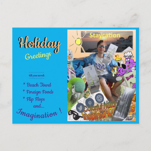 Postales de Staycation 'Holiday Greetings' (Anverso)