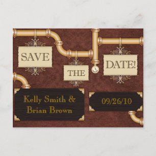 Postales de Steampunk Save-The Date