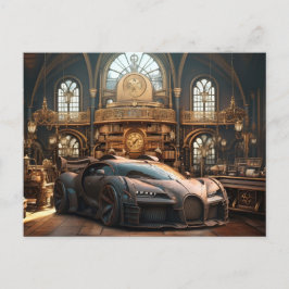 Postales de Steampunk Super Car Speedster