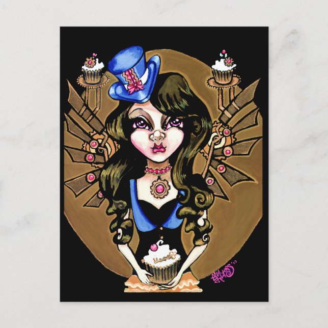 Postales de Steampunk Sweetie (Anverso)