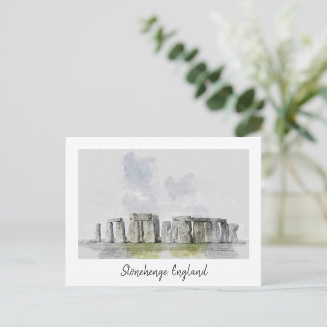 Postales de Stonehenge Inglaterra - Mundo Antiguo (Anverso de pie)