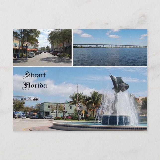 Postales de Stuart Florida, Capital de las Marinas (Anverso)