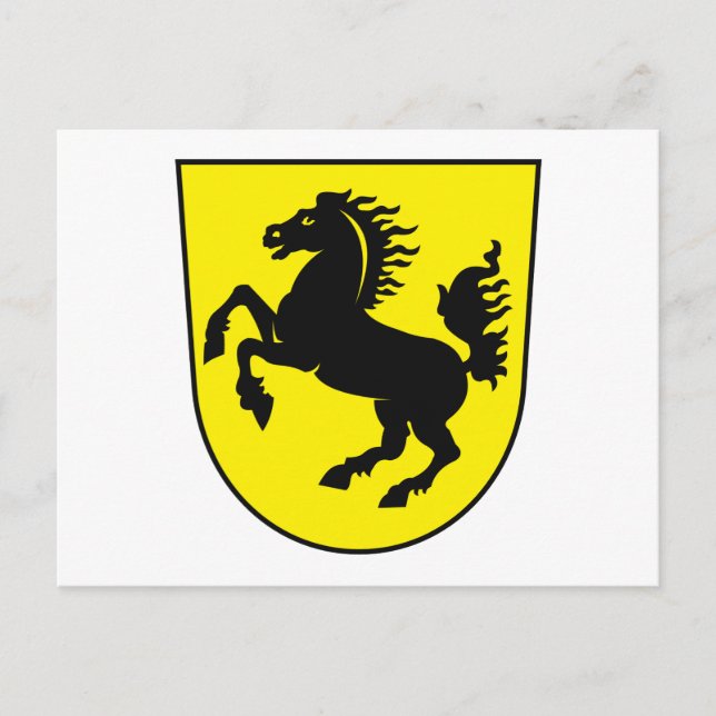 Postales de Stuttgart Coat of Arms (Anverso)