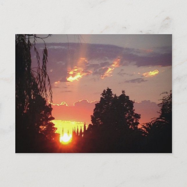 Postales de Sunset de California (Anverso)