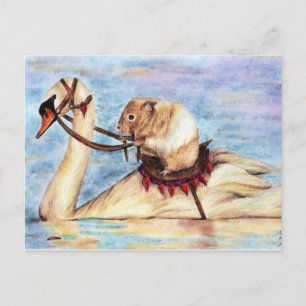 Postales de Swan Back Riding (Hamster)