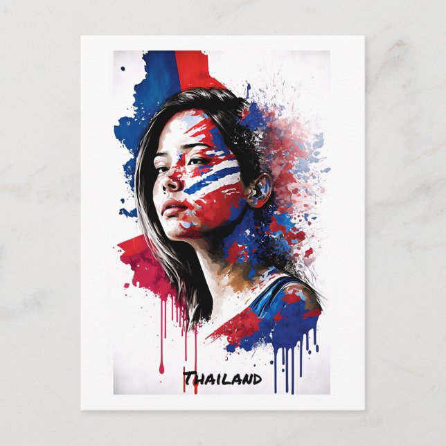 Postales de Tailandia - Postal Mundial de Mujeres (Anverso)