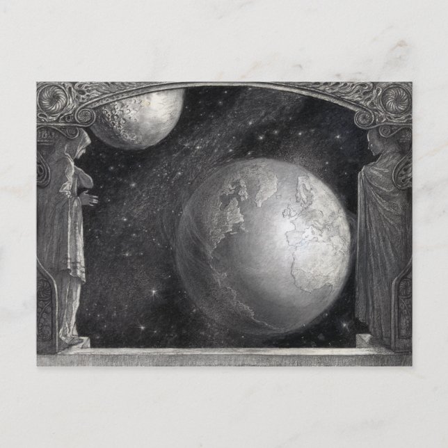 Postales de "Tierra, Luna y Vía Láctea" (Anverso)