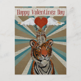 Postales DE TIGER & OWL VALENTINE