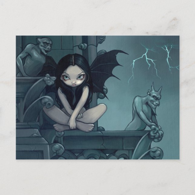 Postales de "Tormenta por Notre Dame" (Anverso)