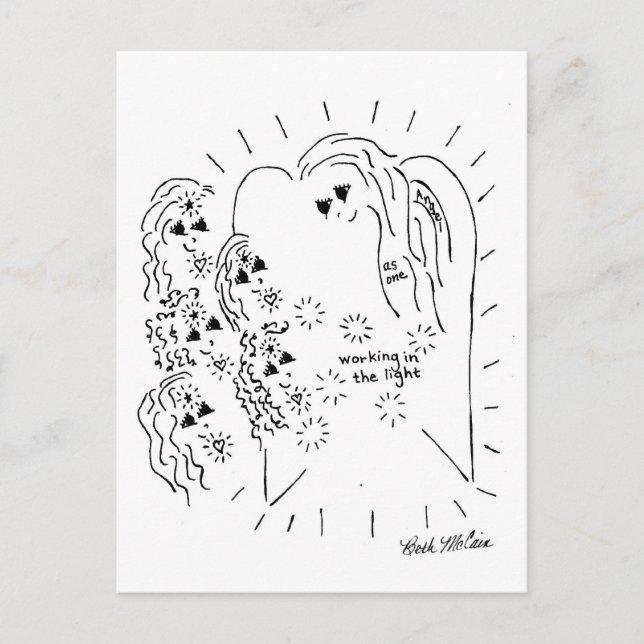 Postales de "trabajadores ligeros" (Anverso)