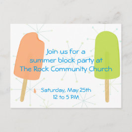 Postales de tratamientos de verano congelados