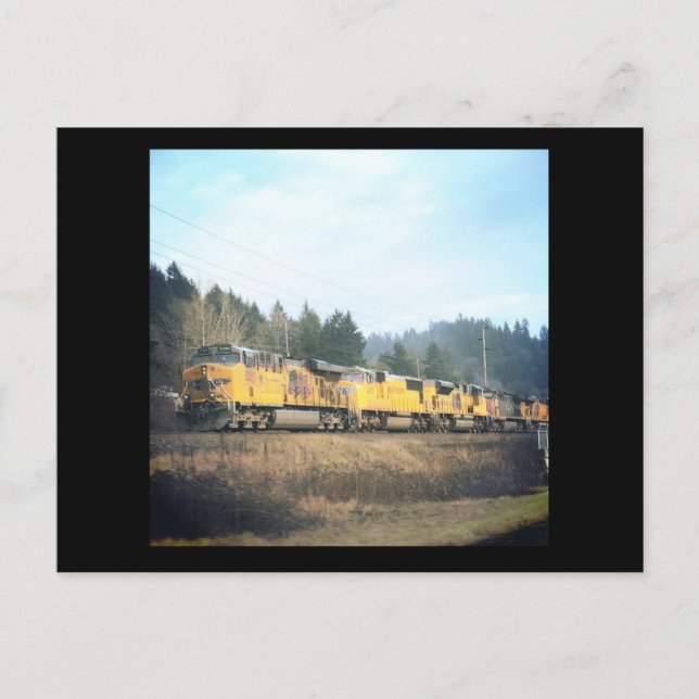 Postales de tren de locomotora (Anverso)