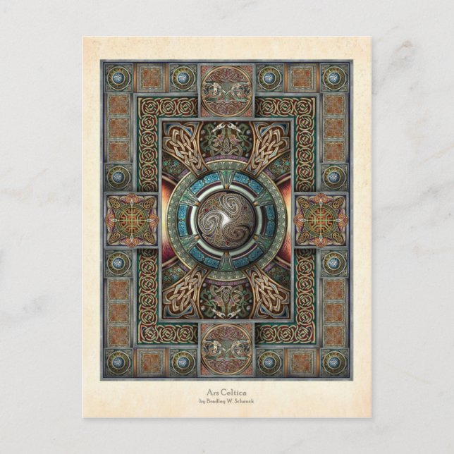 Postales de Triskelion Mandala II (Anverso)