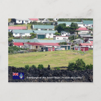 Postales de Tristan da Cunha. Foto real de Edimbur