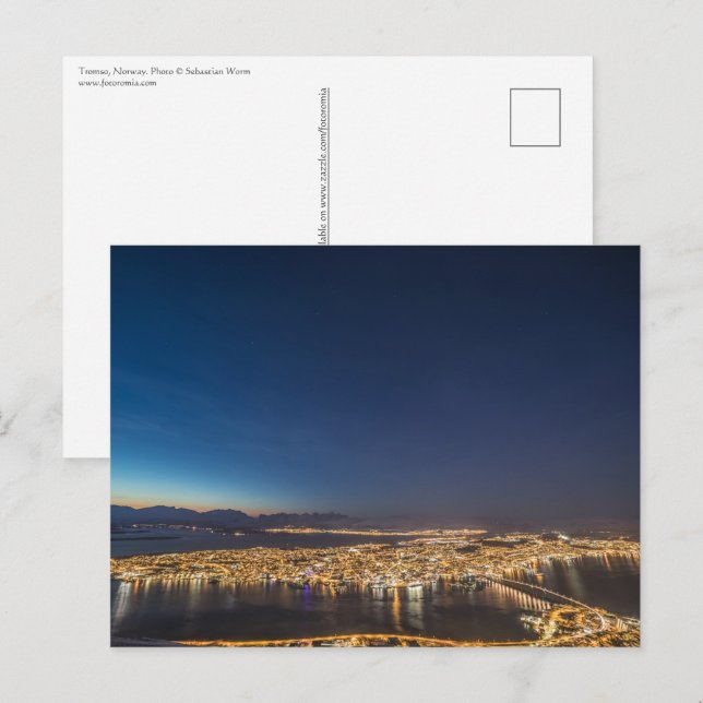 Postales de Tromso North Noruega (Anverso / Reverso)