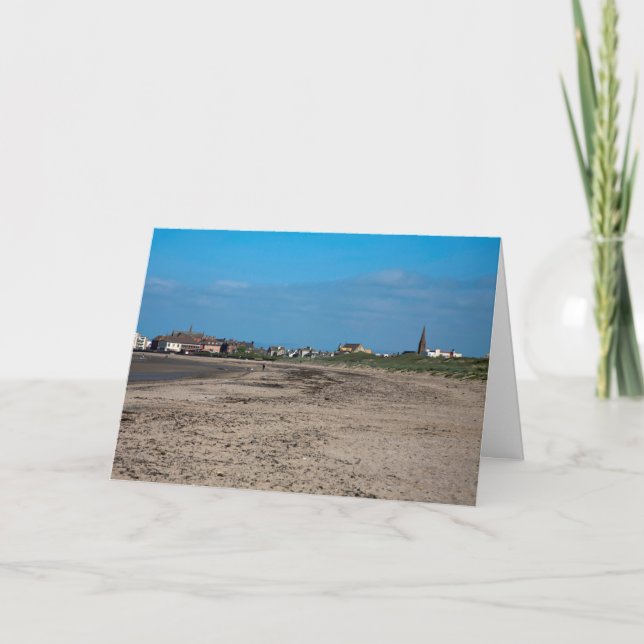 Postales de Troon Beach Scotcard (Anverso)