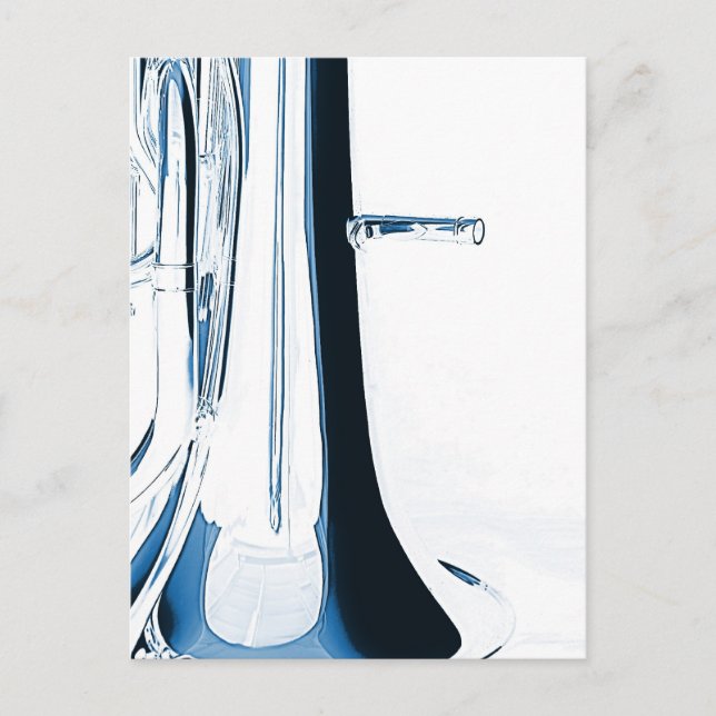 Postales de Tuba Souphone para músicos de banda (Anverso)