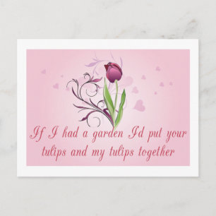 Postales de Tulips Valentine