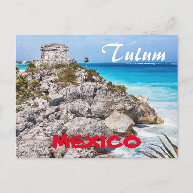 Postales de Tulum Maya Mexico (Anverso)
