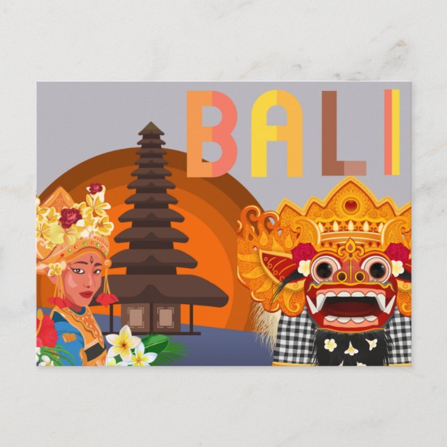 Postales de vacaciones de Bali (Anverso)