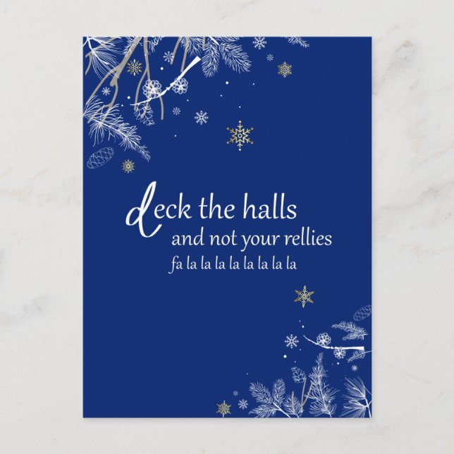 Postales de vacaciones de Deck the Halls (Anverso)