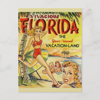 Postales de vacaciones de Florida Retro