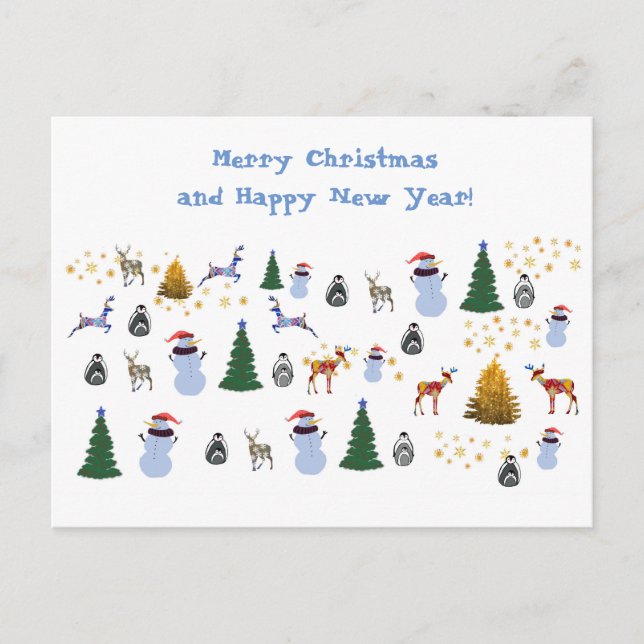Postales de vacaciones de invierno (Anverso)