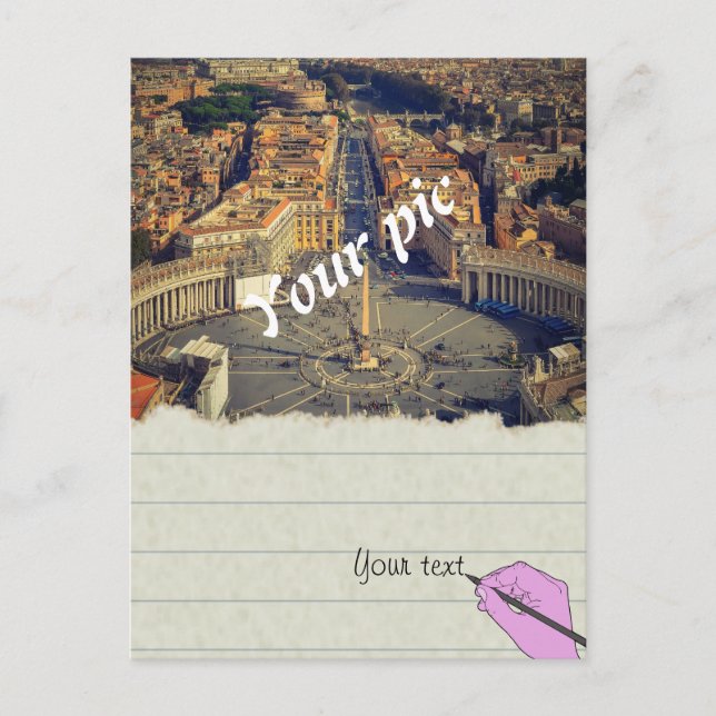 Postales de vacaciones de personalizar (Anverso)