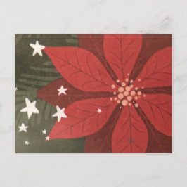 Postales de vacaciones de Poinsettia y Stars