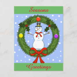 Postales de vacaciones de Snowman (Personalizable)