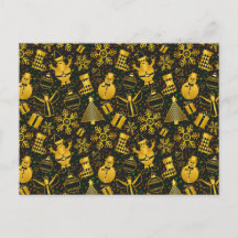 Postales de vacaciones en grupo de Navidades metál