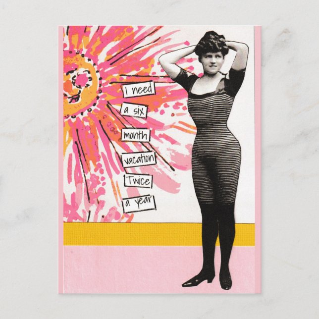 Postales de vacaciones insignificantes de seis mes (Anverso)