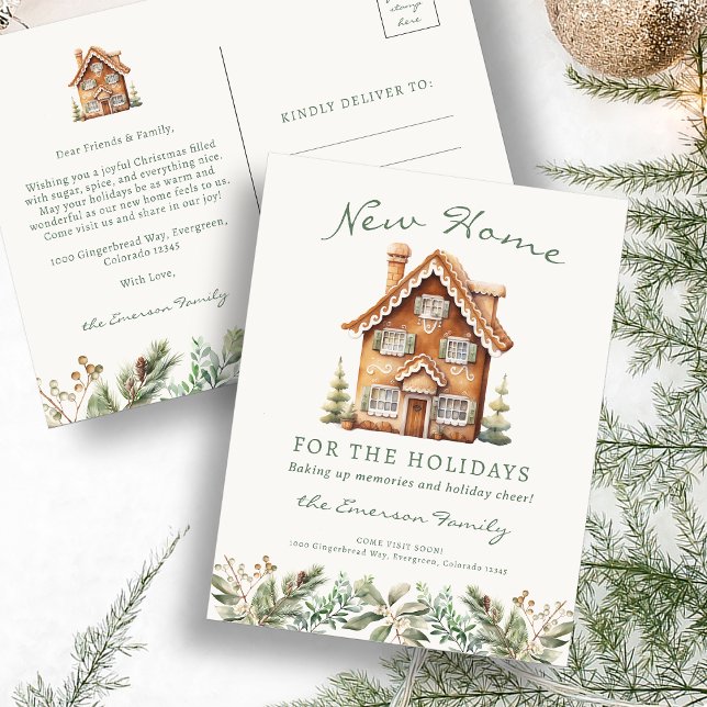 Postales de vacaciones móviles (New Home Moving Holiday Postcard
)