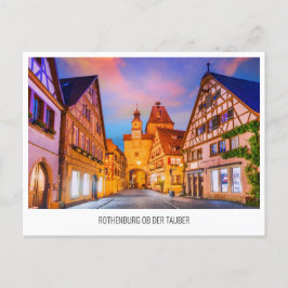 Postales de vacaciones para viajes de Rothenburg o