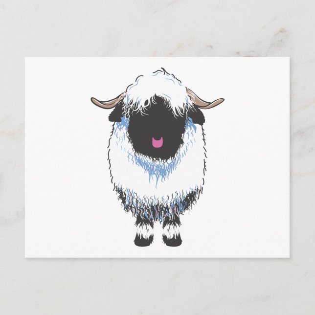 Postales de Valais Black Nose (Anverso)