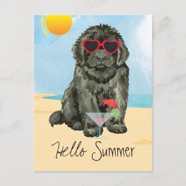 Postales de verano en Terranova (Anverso)